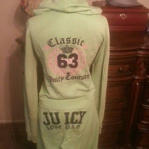 Juicy Couture track suit set